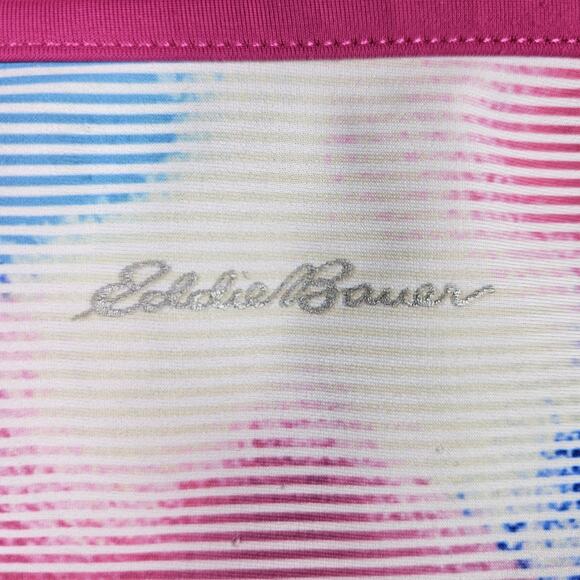 Eddie Bauer Girls Reversible Swimsuit Size 7/8 M Tankini Bikini Beach Pink Pool - Picture 14 of 14